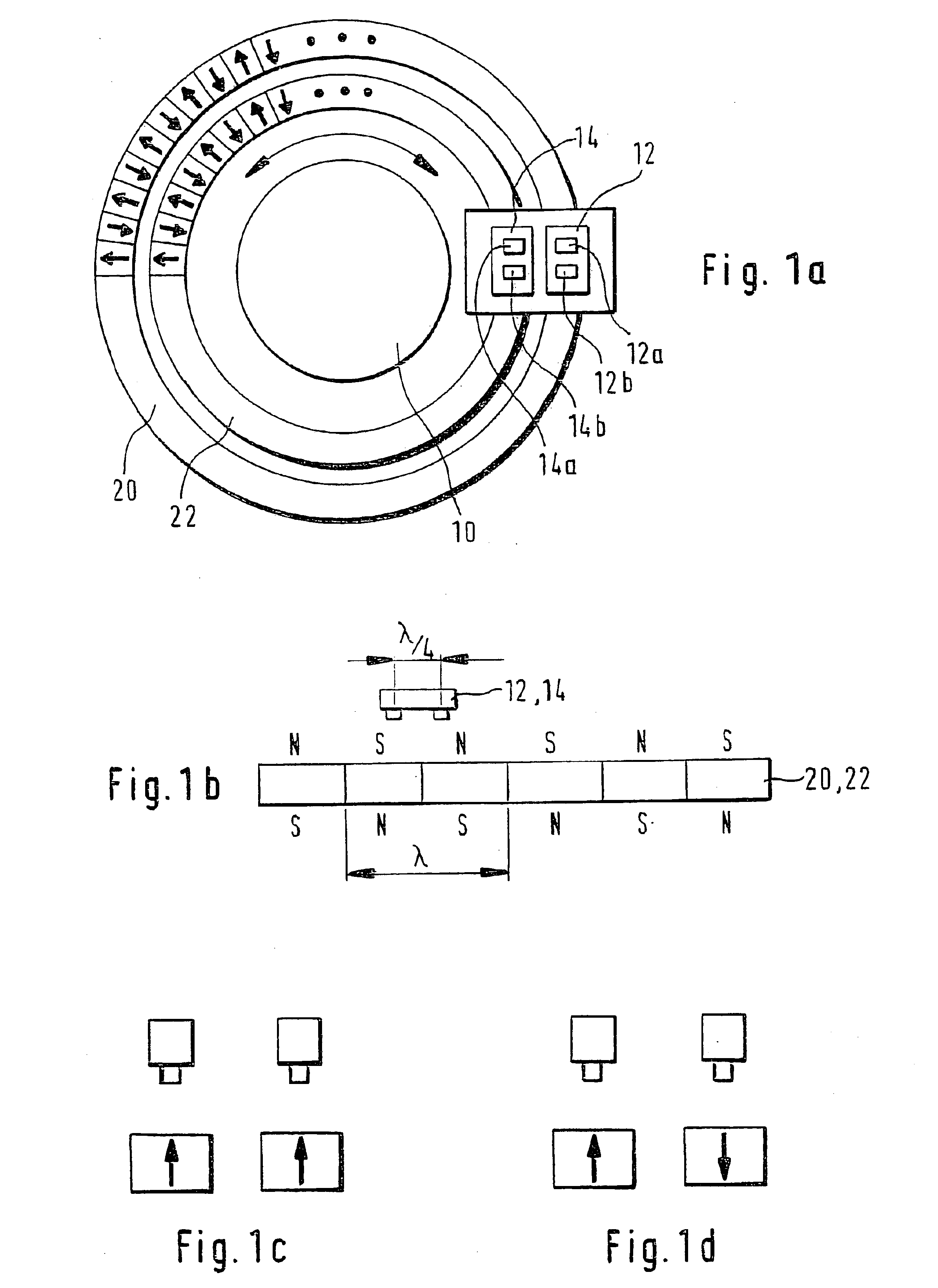 Device for measuring the angle and/or the angular velocity of a rotatable body and/or the torque acting upon said body