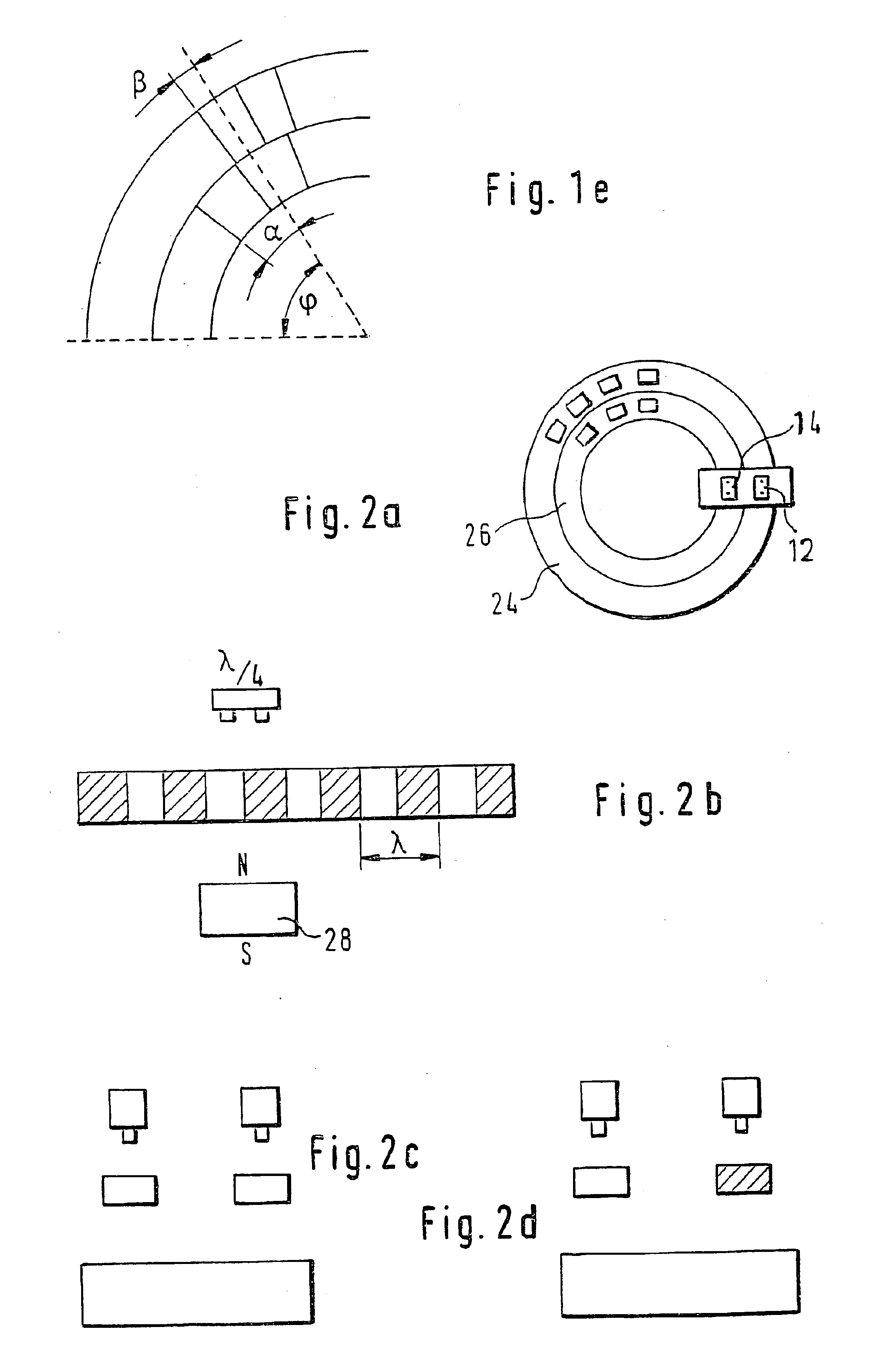 Device for measuring the angle and/or the angular velocity of a rotatable body and/or the torque acting upon said body