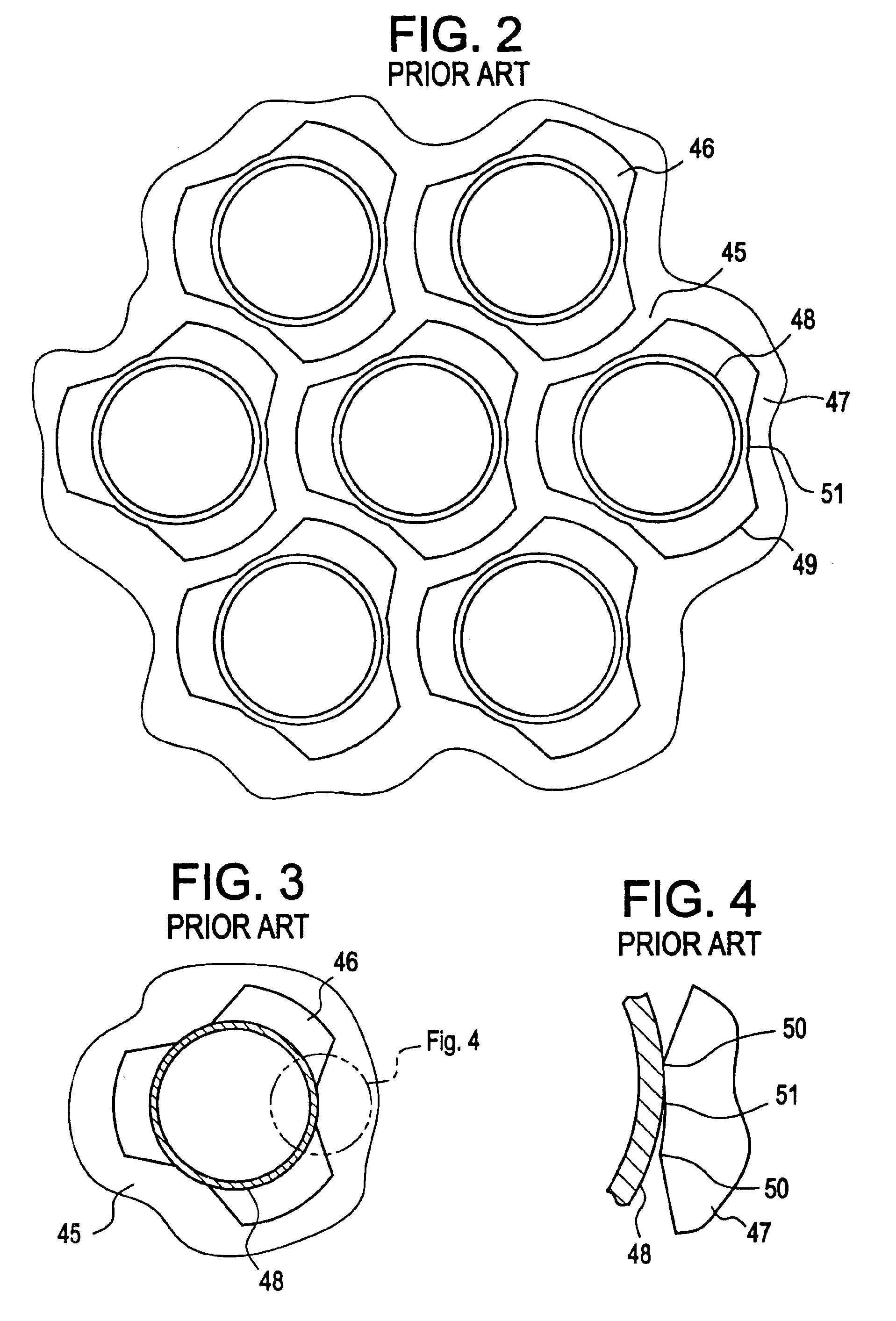 Heat exchanger tube support structure