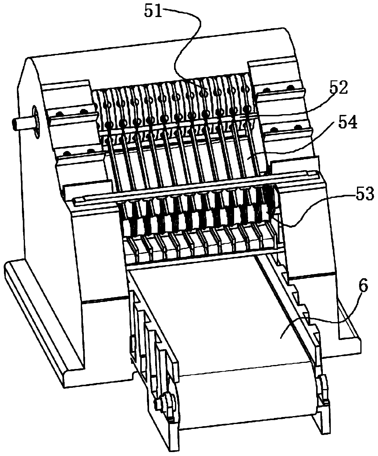 A kind of citrus automatic peeling machine