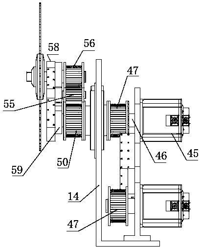 High-speed reciprocating transverse cutting saw