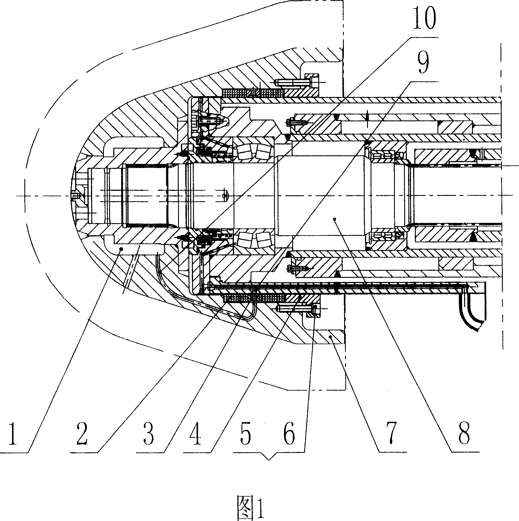 External tunneling machine cutting part cutting head for sealing water