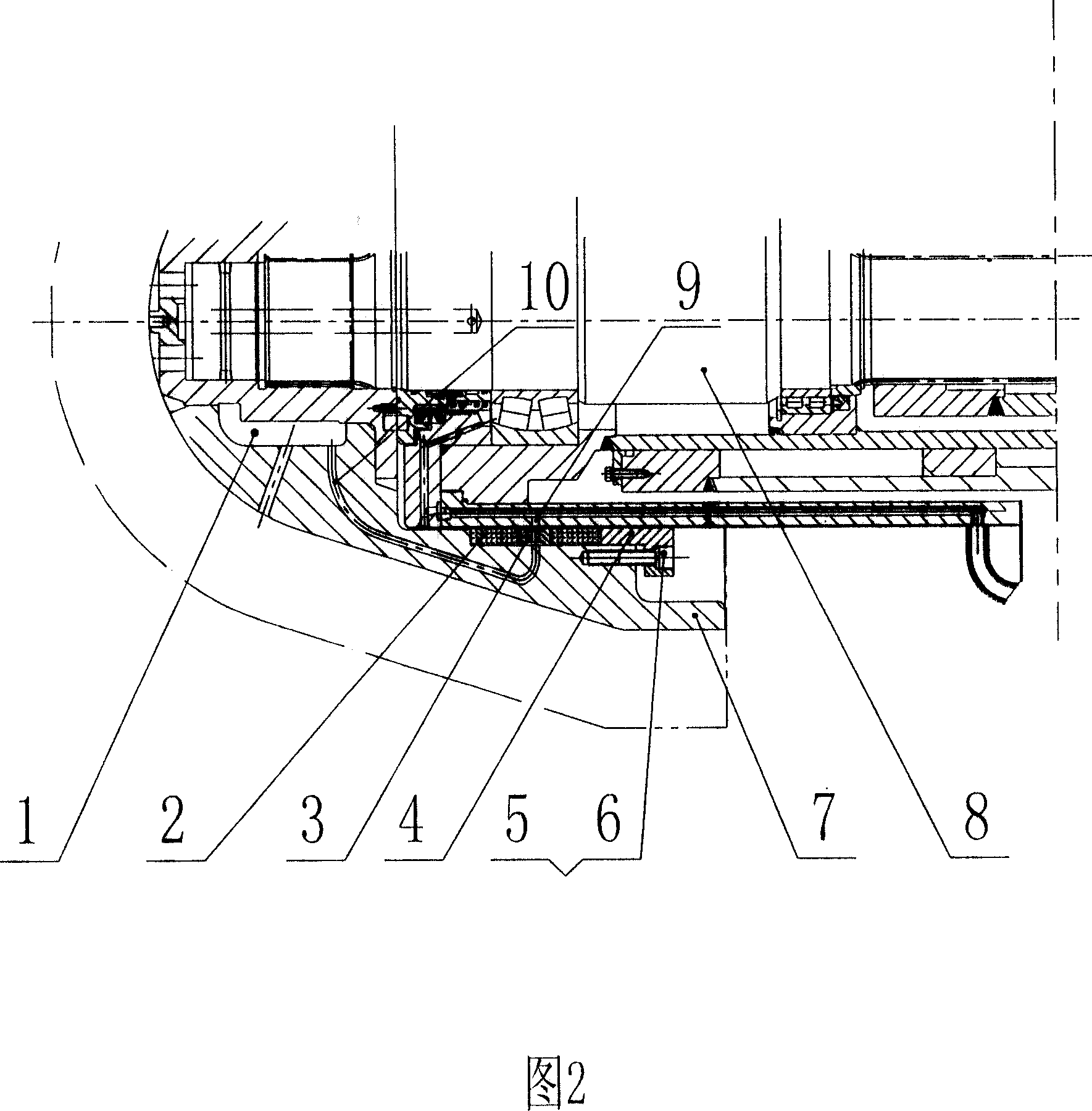 External tunneling machine cutting part cutting head for sealing water