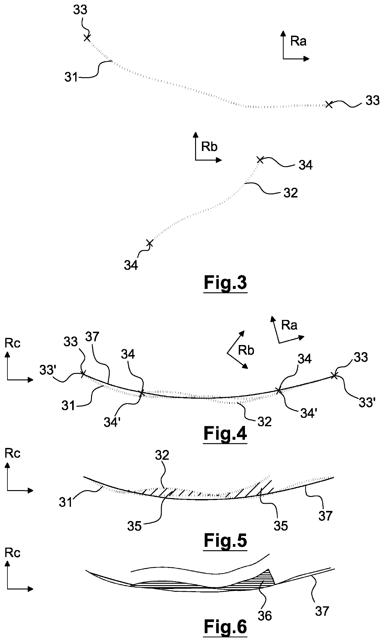 Device and method for correction of geometrical differences of the surfaces of parts to be assembled at the assembly interface