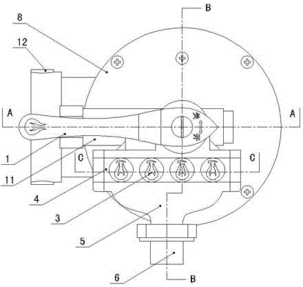 Four-stage power wind synchronous control valve