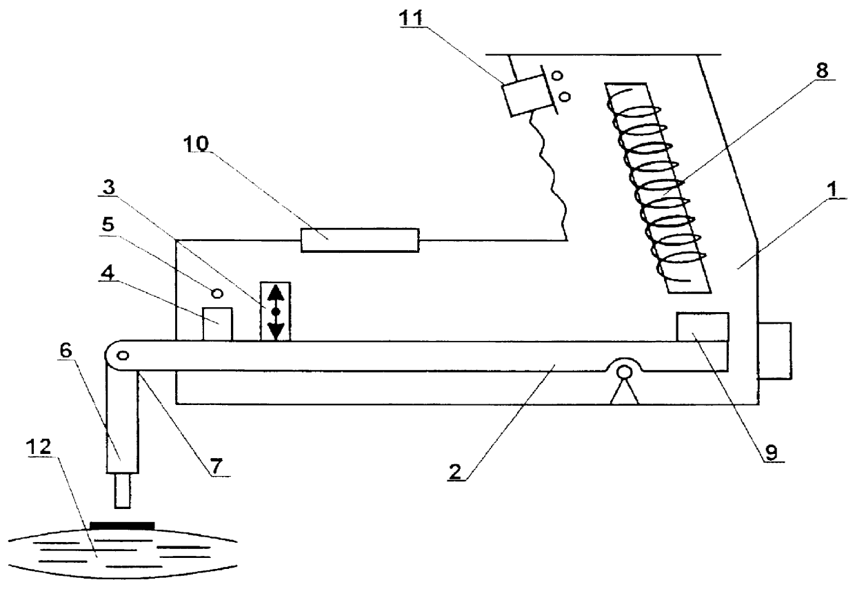 Method and a device for recording mechanical oscillations in soft biological tissues