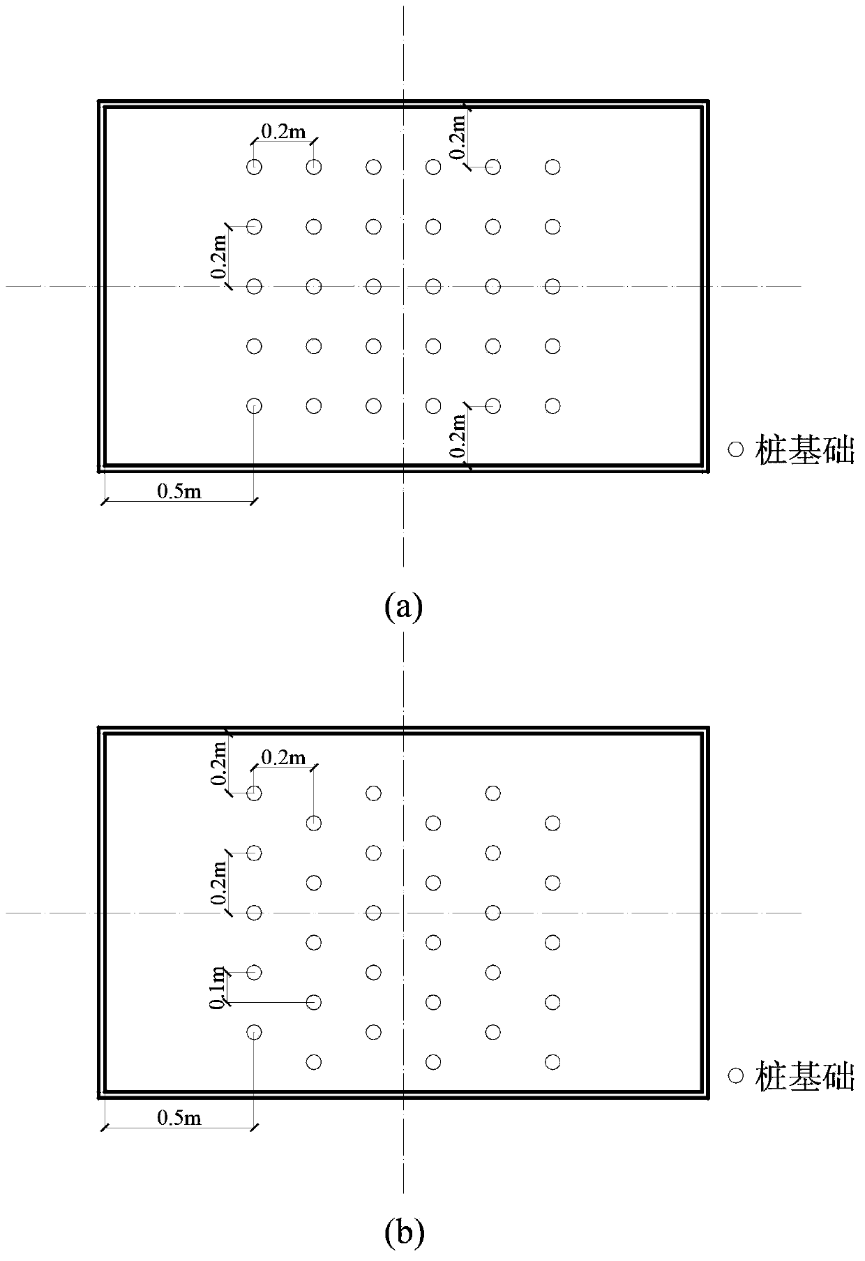 Laboratory simulation test method for researching underground water seepage obstruction caused by pile foundation