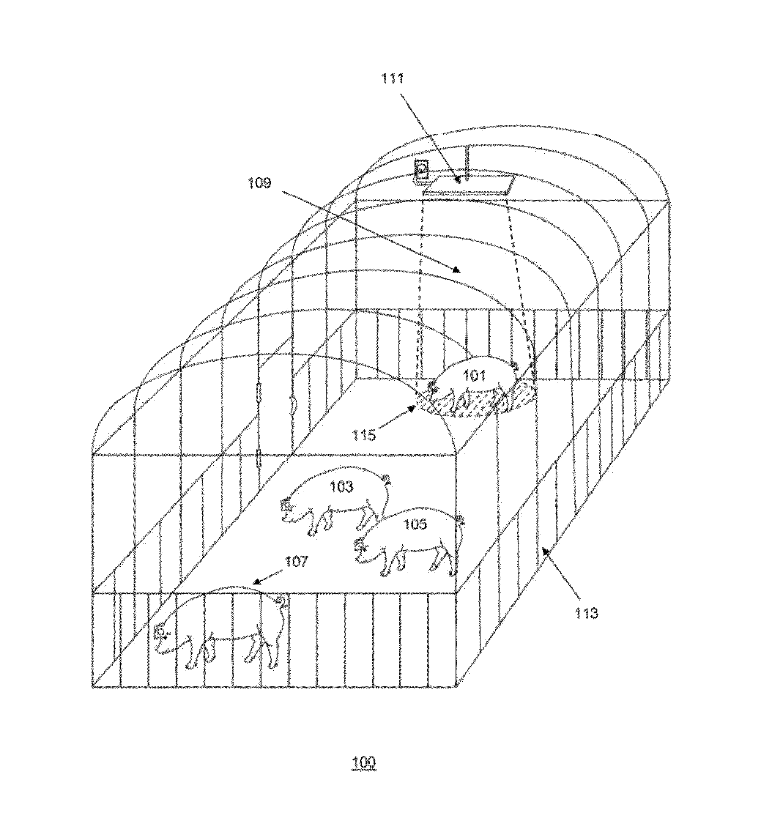 Early alert system and method for livestock disease detection