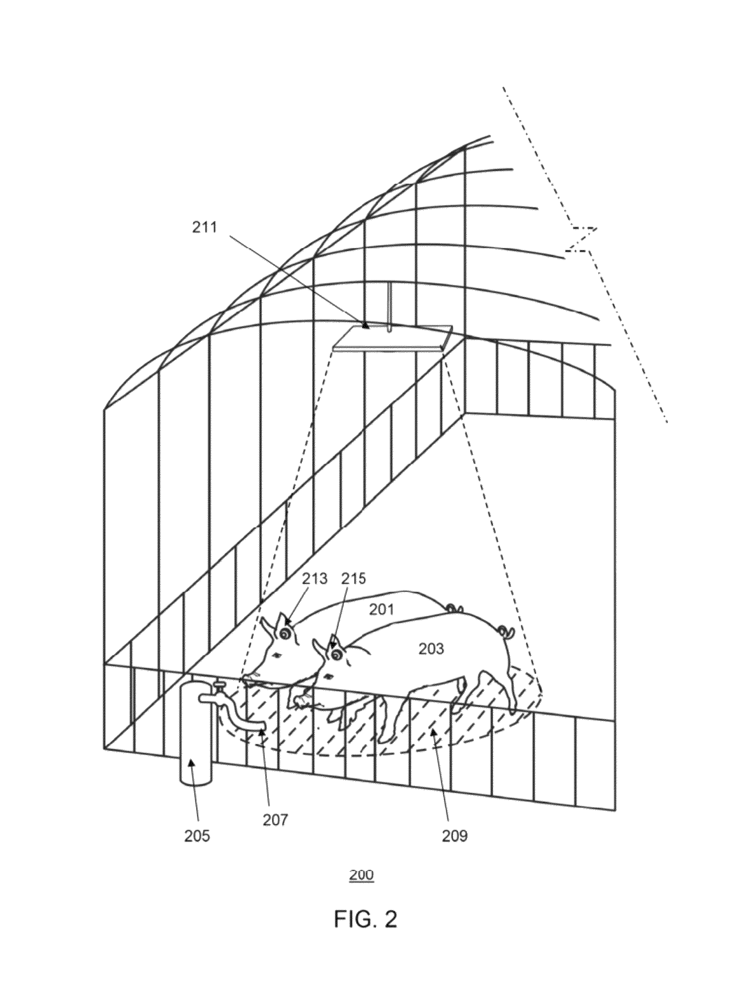 Early alert system and method for livestock disease detection