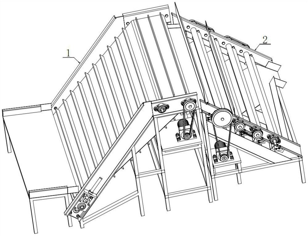 Fruit grading and sorting device