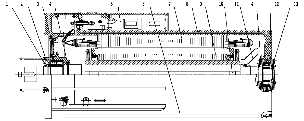 Mining high-voltage explosion-proof variable-frequency variable-speed three-phase asynchronous motor