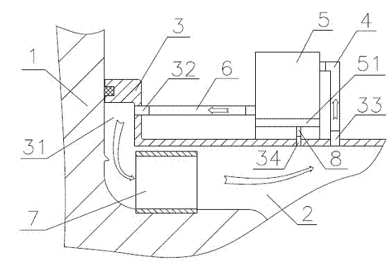 Closed circulation system for sealing and collecting oil fog of generator