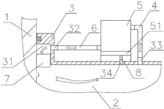 Closed circulation system for sealing and collecting oil fog of generator