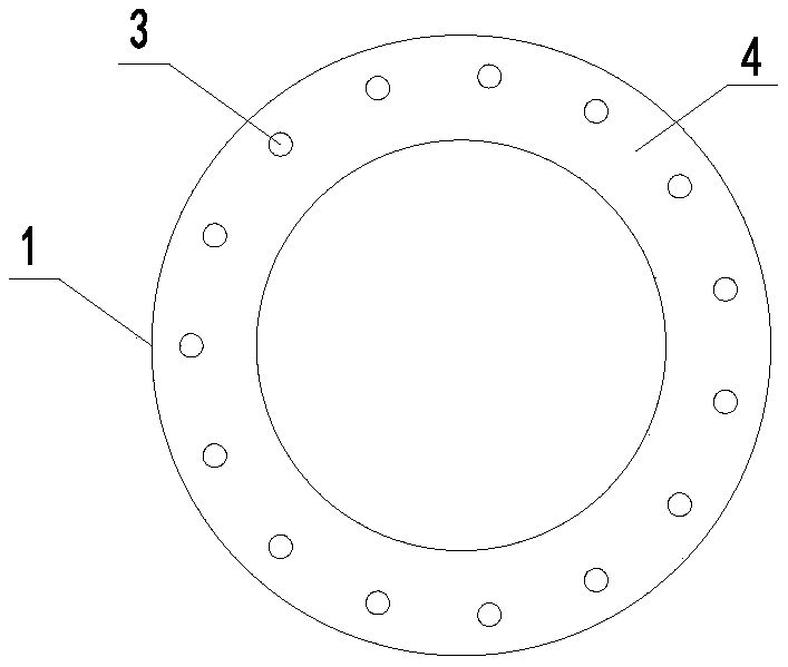 Composite foundation structure applicable to offshore wind power plant fan and construction method