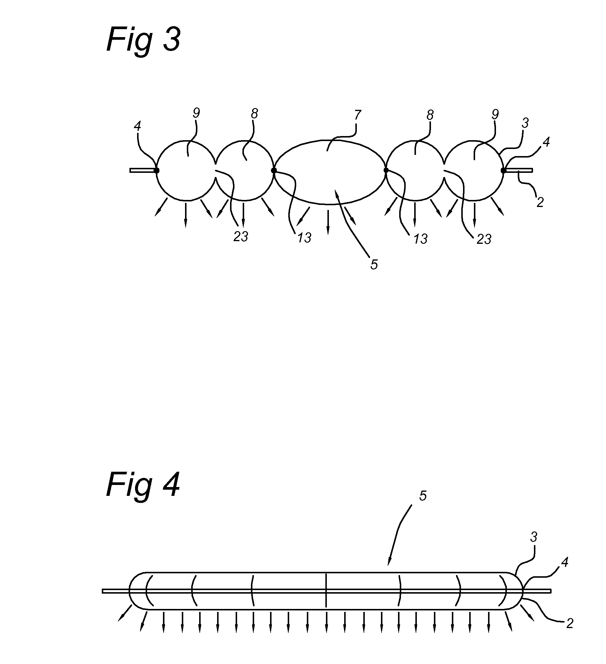 Device for conveying air to a person