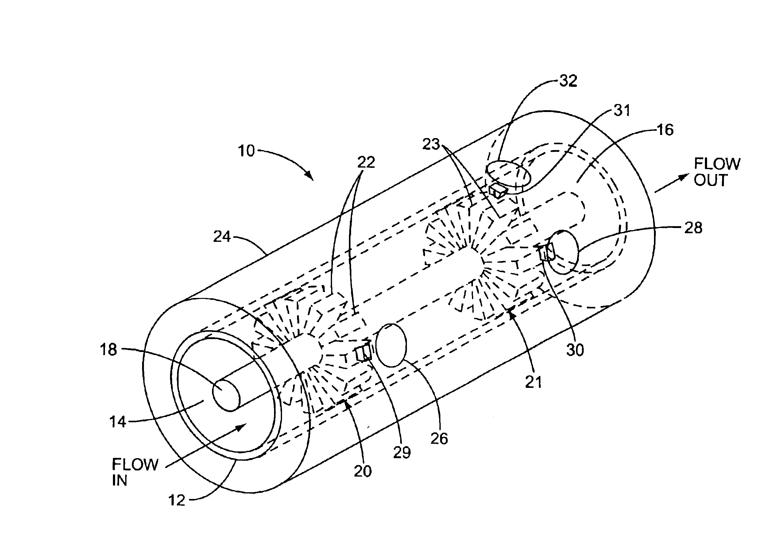 Increased sensitivity for turbine flow meter