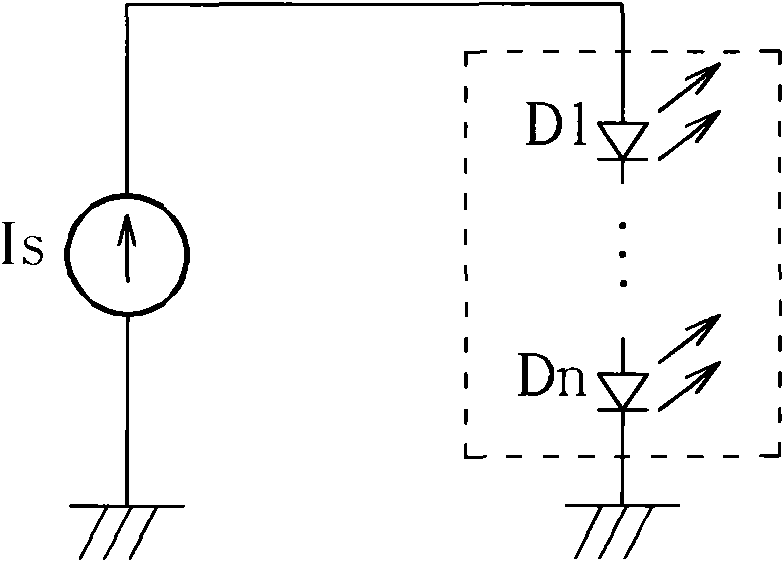 Driving circuit for backlight system of light-emitting diode