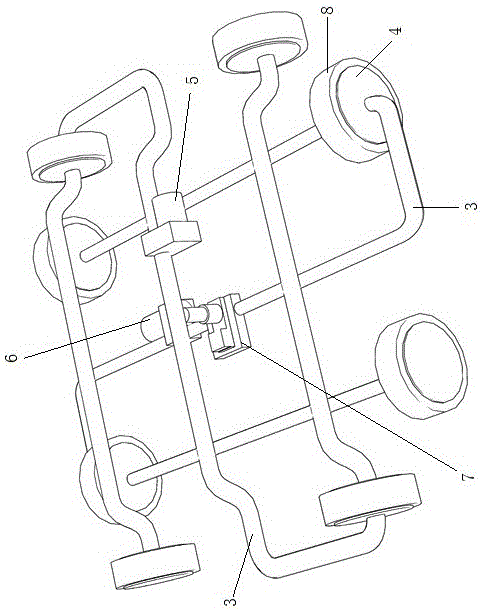 Self-suction movable-type massage device