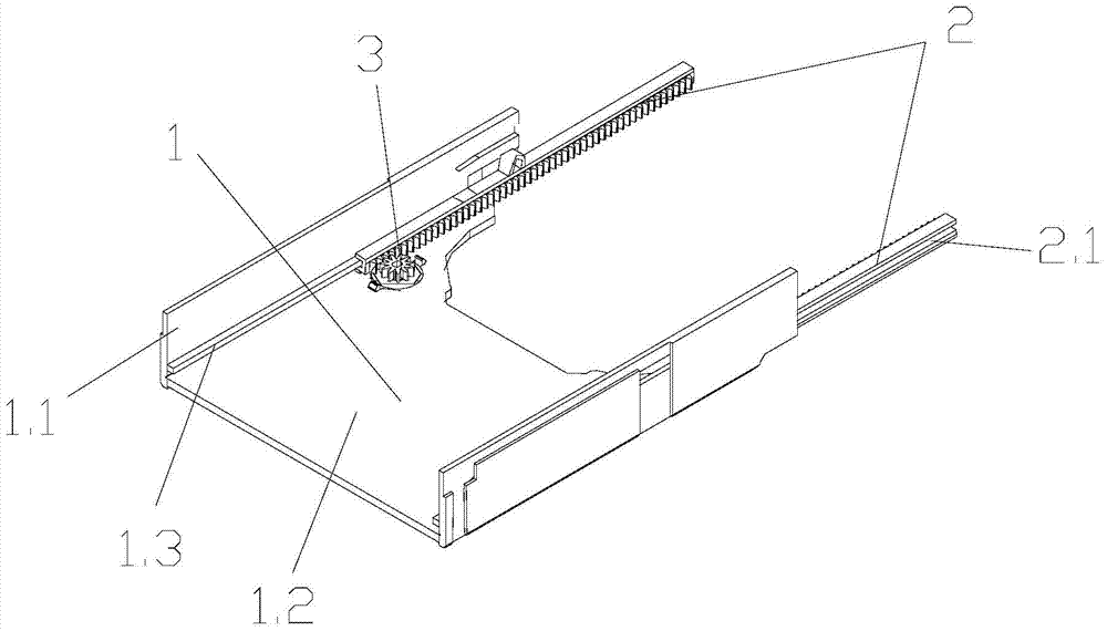 Automatic pop-up device for cup stand of business desk in automobile