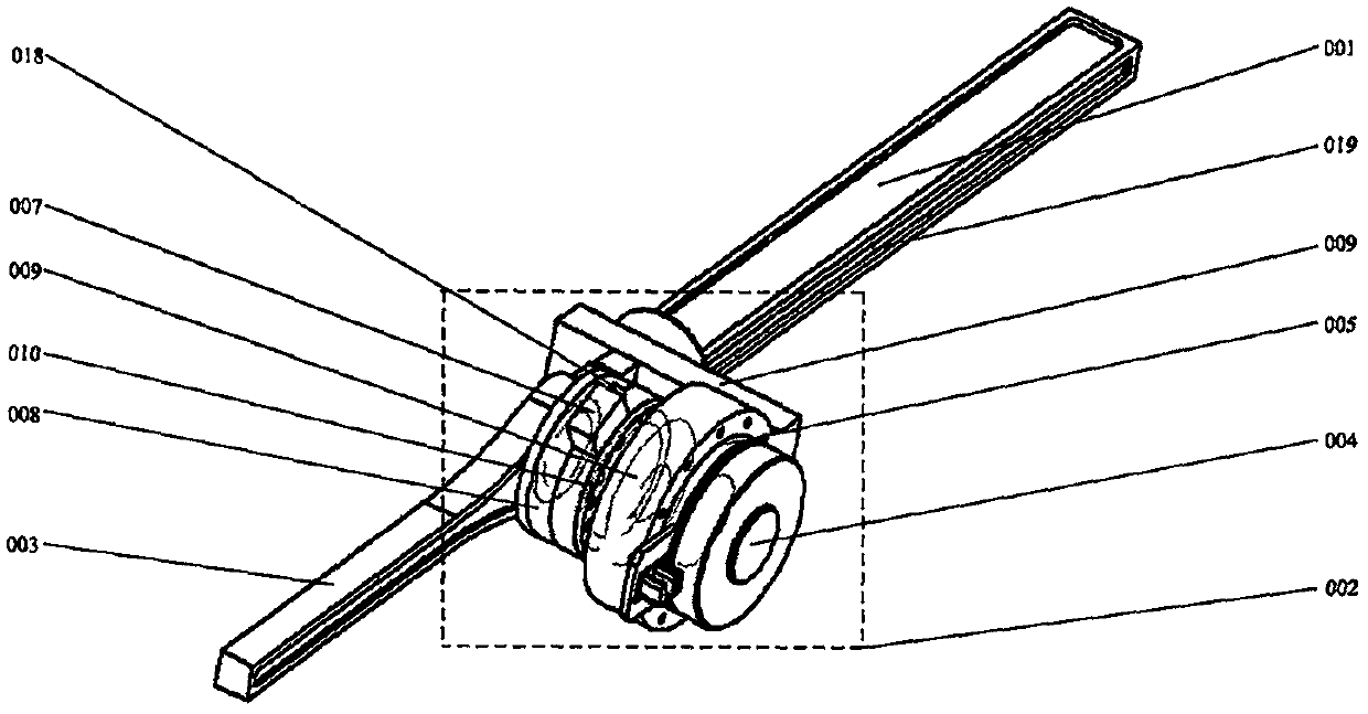 Modular knee joint of lower limb rehabilitation training robot