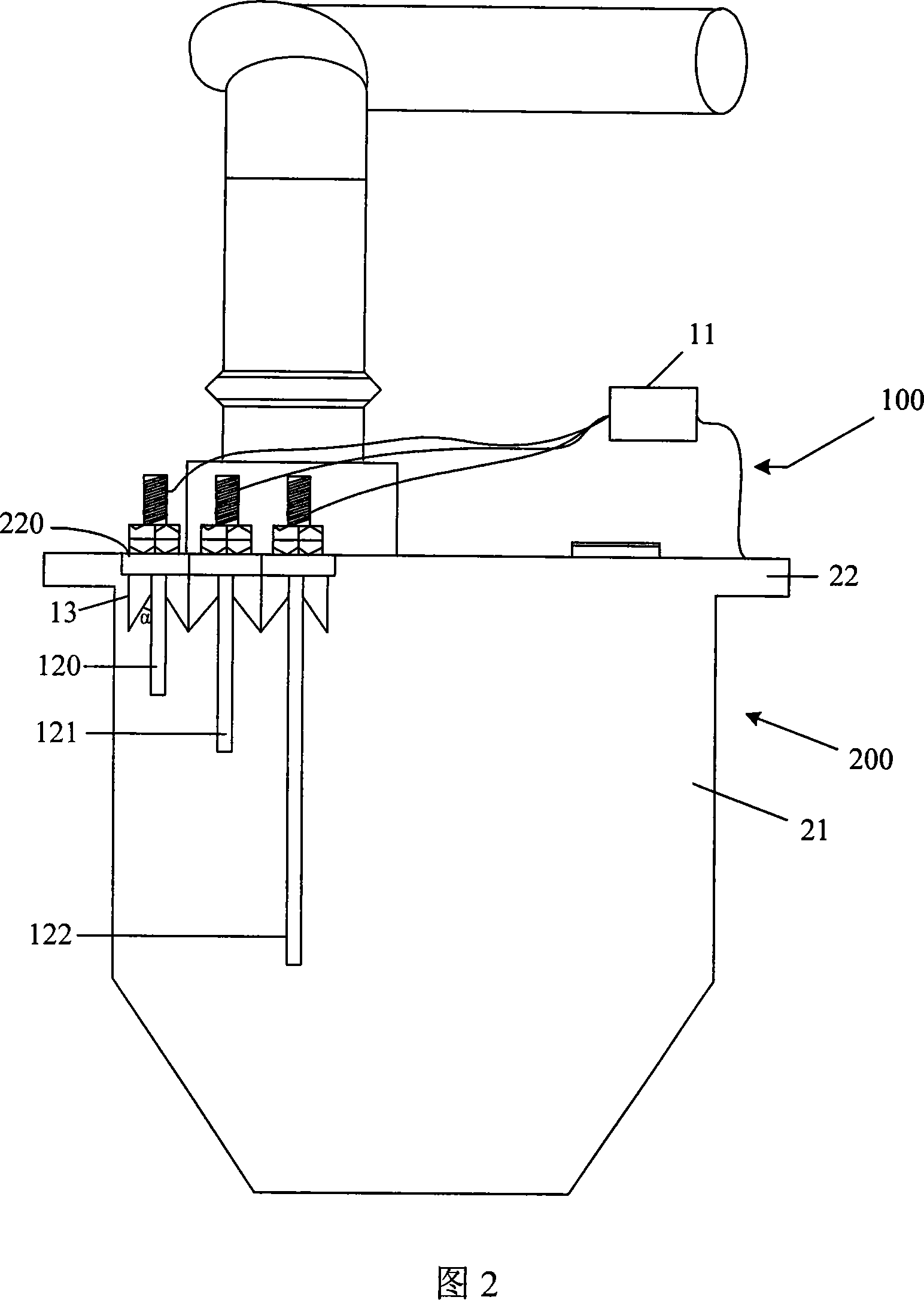 Material-feeding automatic detecting device and the chemical producing system