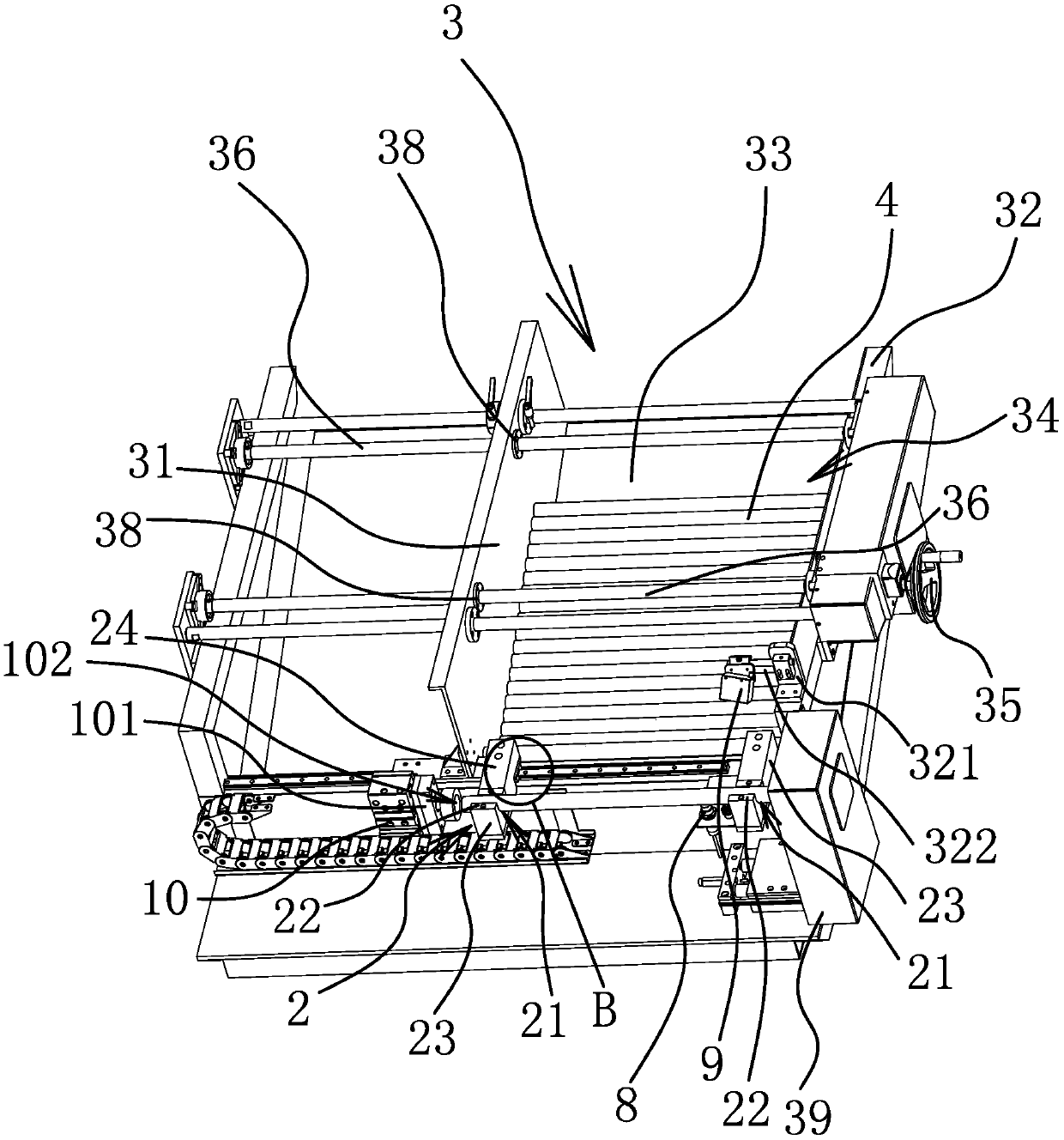 Circular tube welding seam detecting and positioning mechanism