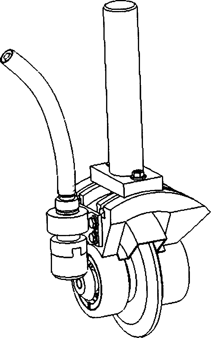 Numerically controlled inner tooth grinding head