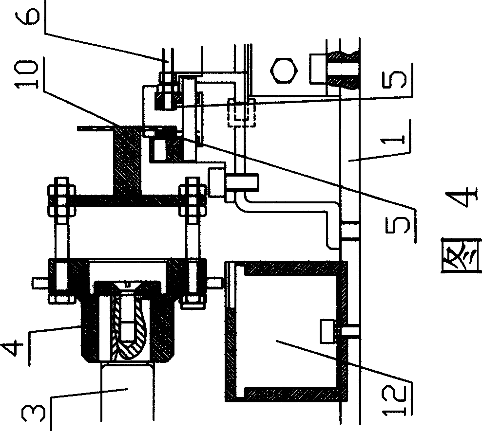 Simulating test table for disc type brake