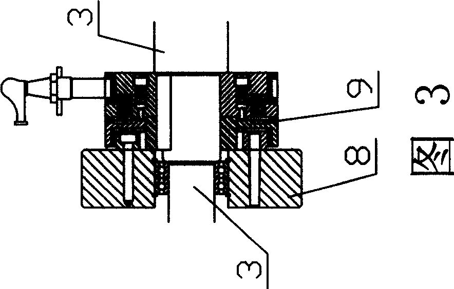 Simulating test table for disc type brake