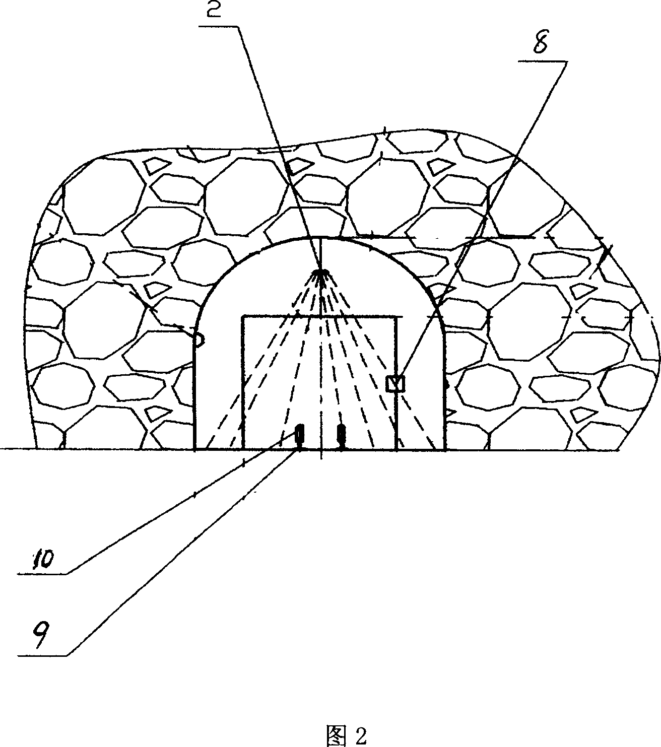 Automatic switching pneumatic interlocking crashproof air door and control method thereof