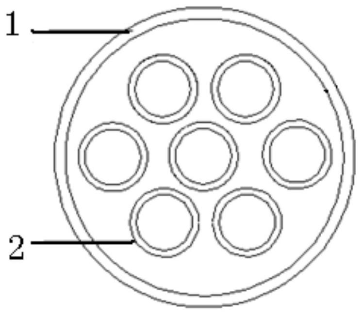 Environment-friendly intelligent home decoration wiring embedded pipe and preparation method thereof