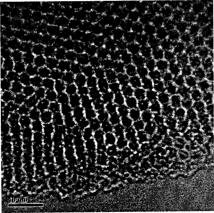 Method for preparing mesoporous titanium silicate molecular sieve