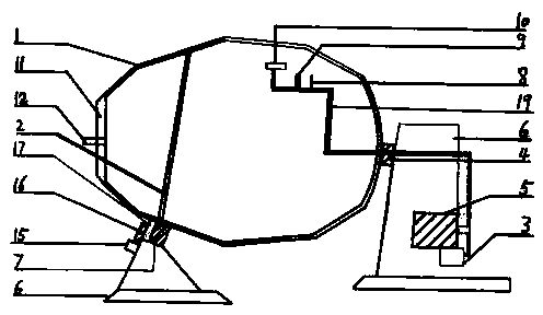 Preparation method of vacuum low-temperature baked natural Chinese yam powder and device thereof