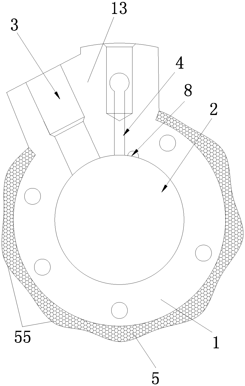 Thermal insulation and noise reduction cylinder of compressor