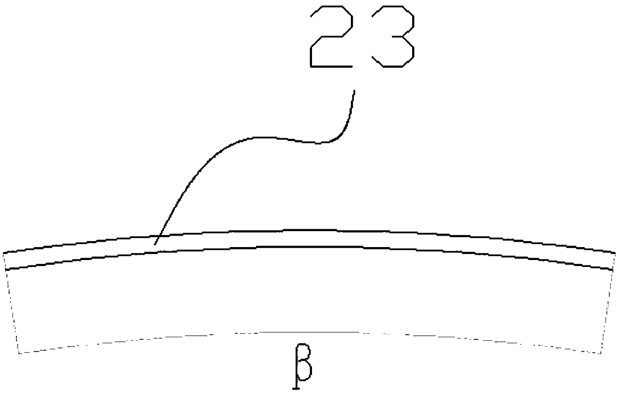 Wide-angle lens assembly of external wing mirror of pickup truck