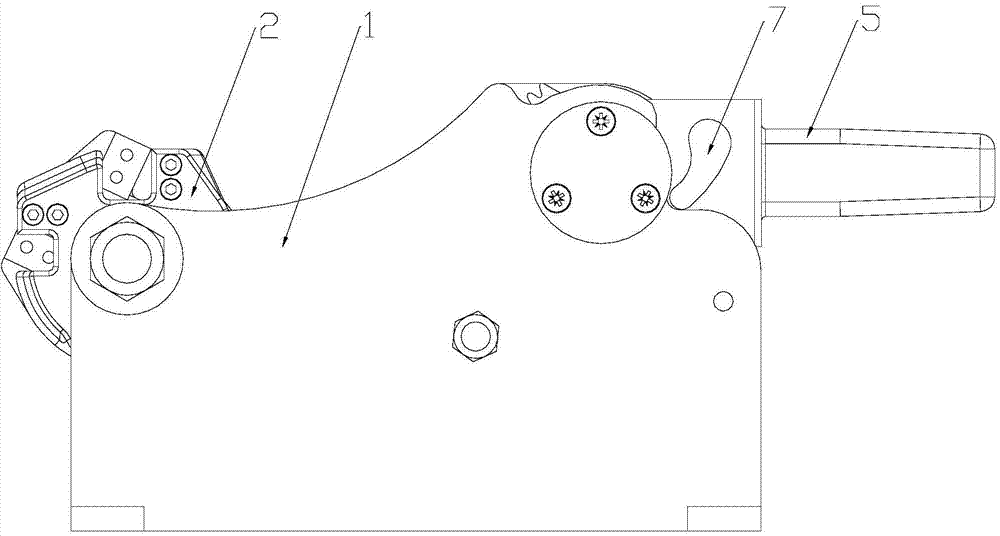 Ratchet type reinforcing steel bar cutter