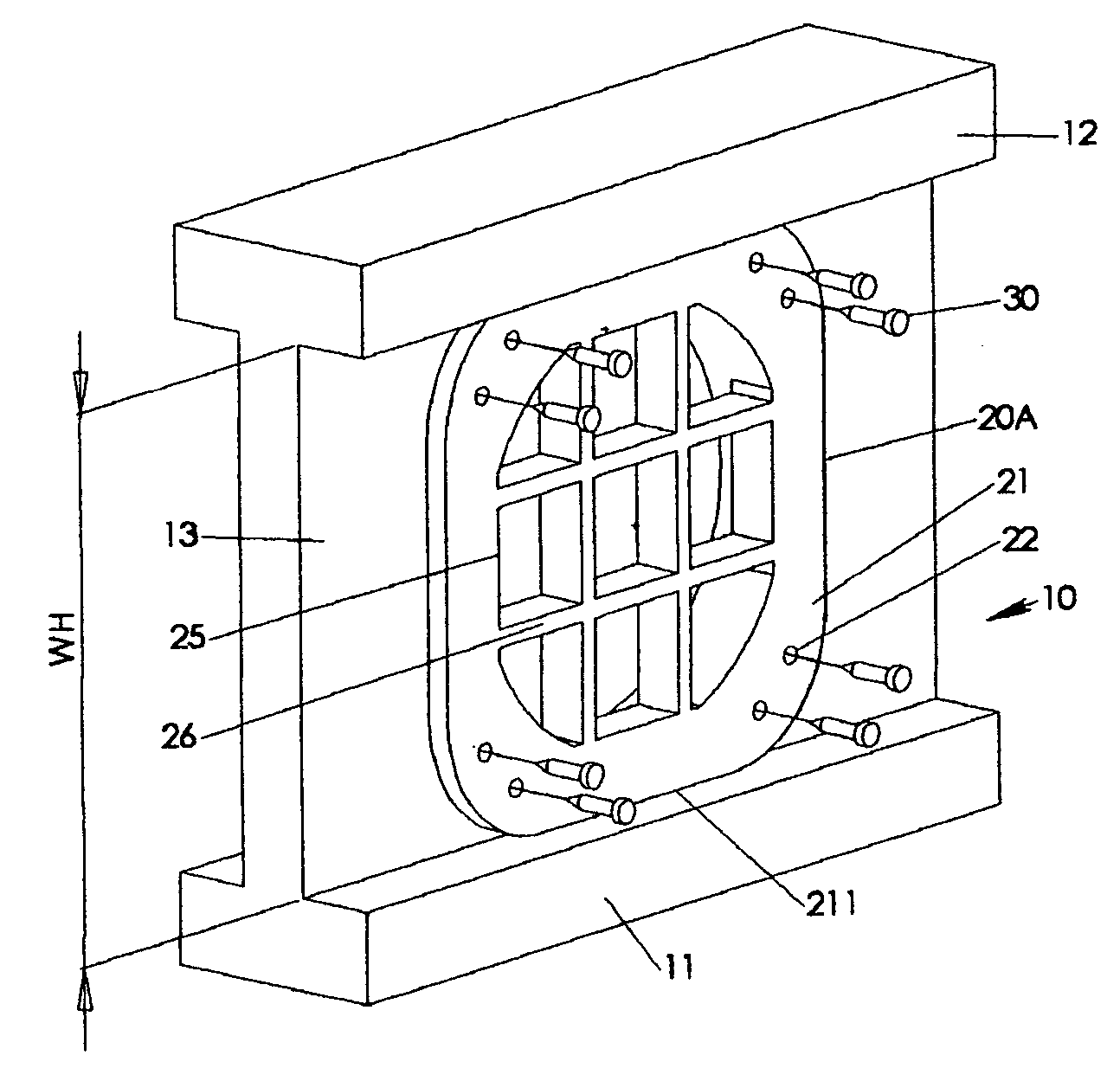 I-joist web hole insert