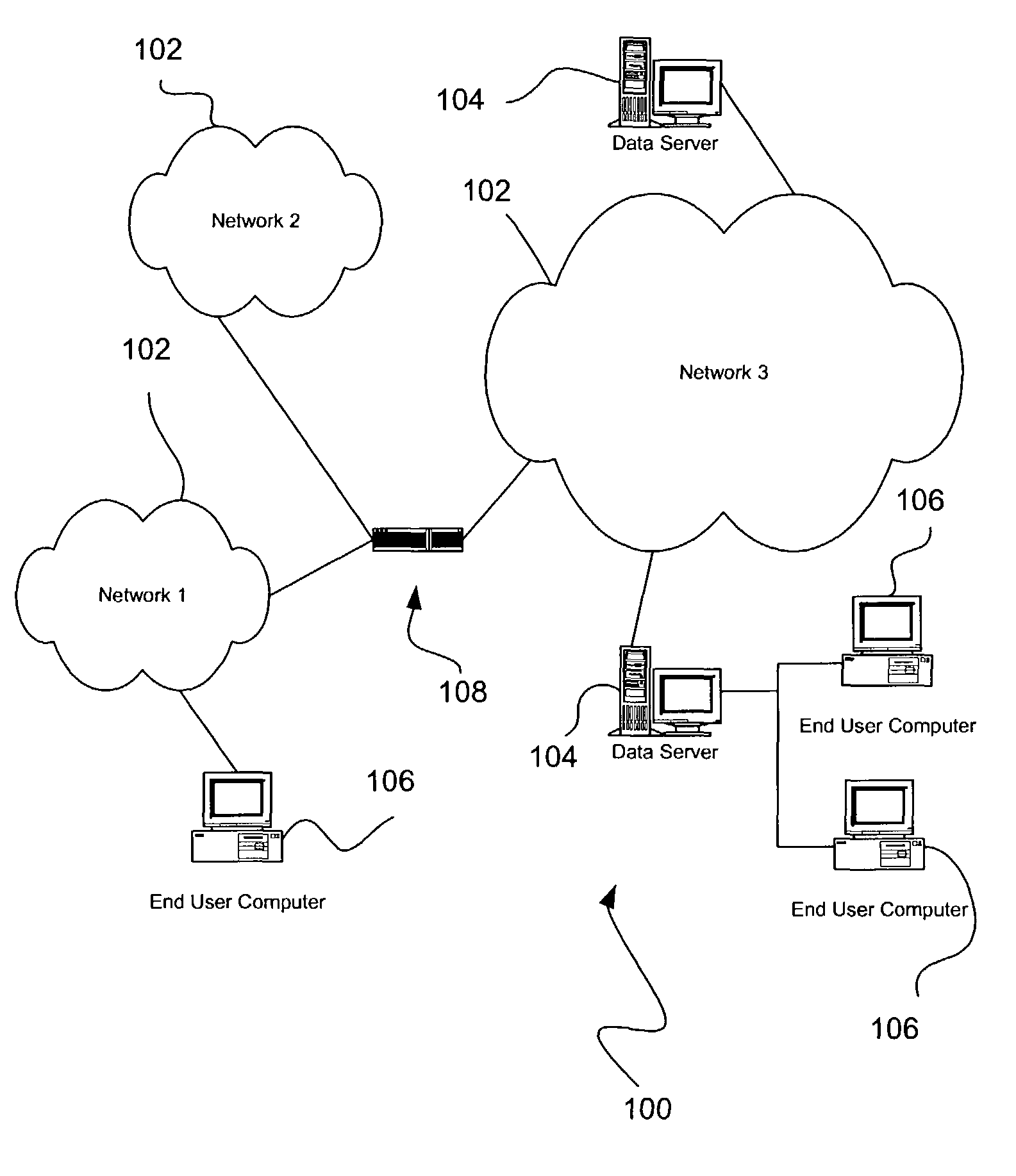 Network analysis system and method utilizing collected metadata