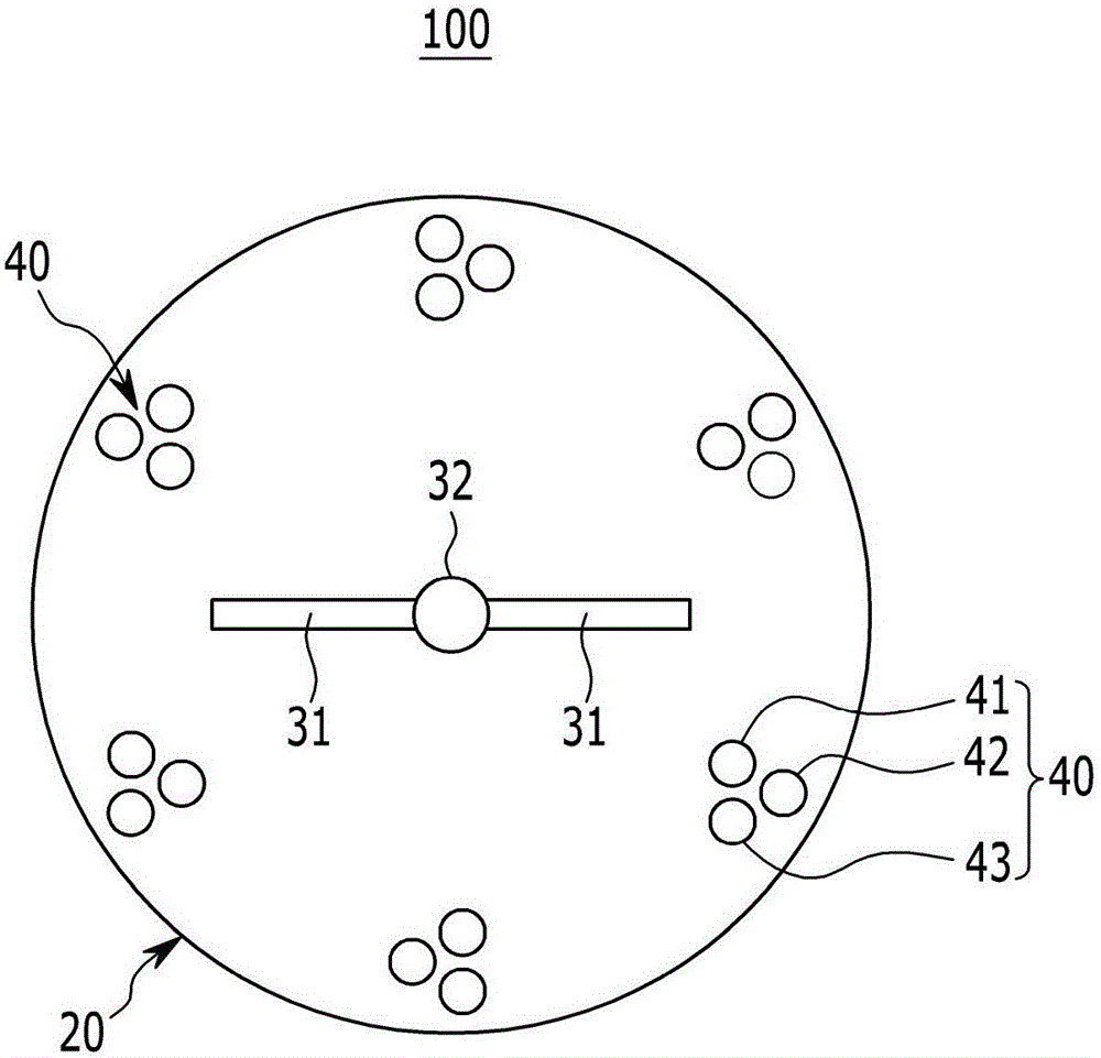 Batch reactor with baffle