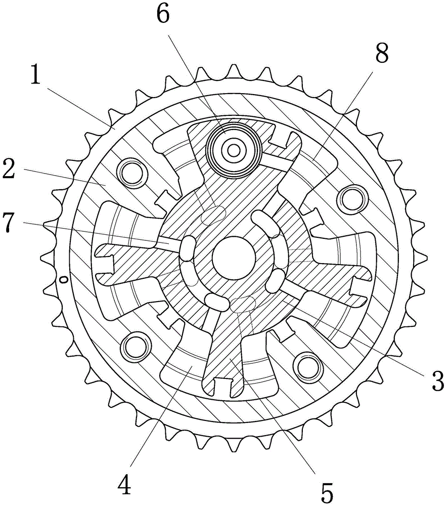 Variable valve timing mechanism with intermediate lock function