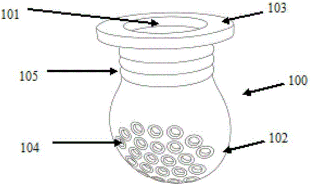 A kind of food container and feeding device