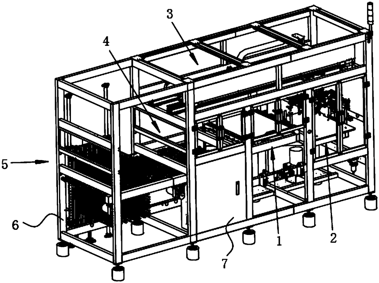 Plate placing machine with temporary storage function