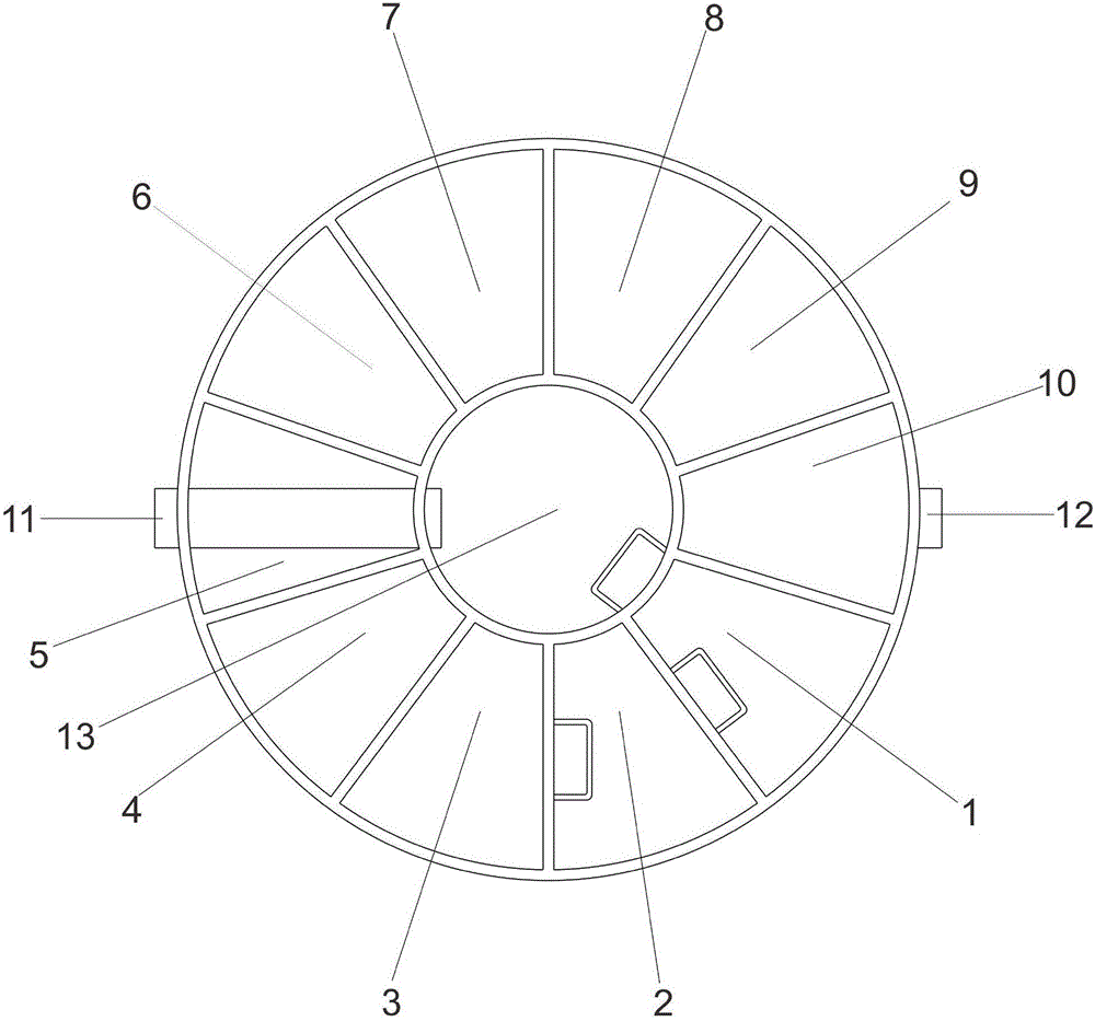 Scattered sewage treatment device and method for treating sewage by using scattered sewage treatment device