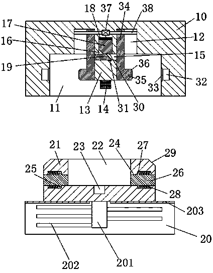 Convenient-to-disassemble and assemble dust collection head device