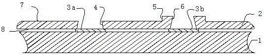 A kind of manufacturing process of step formwork