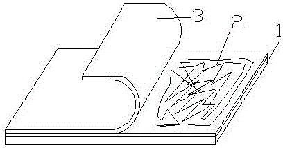 Deodorizing sterilizing artificial leather with wear-resistant pattern