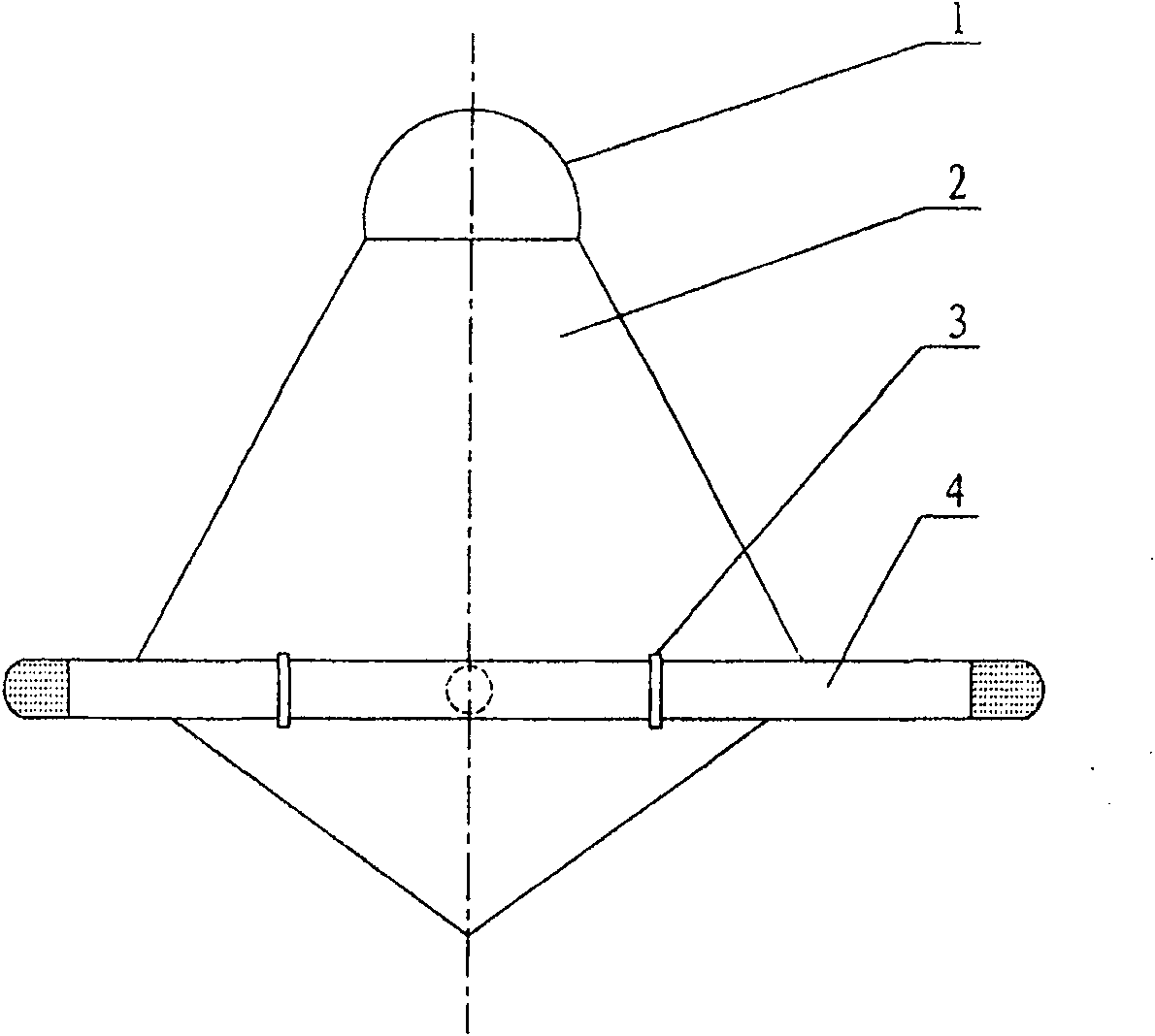 Chest and abdomen covering type umbilical hernia belt for infantile and its manufacturing method