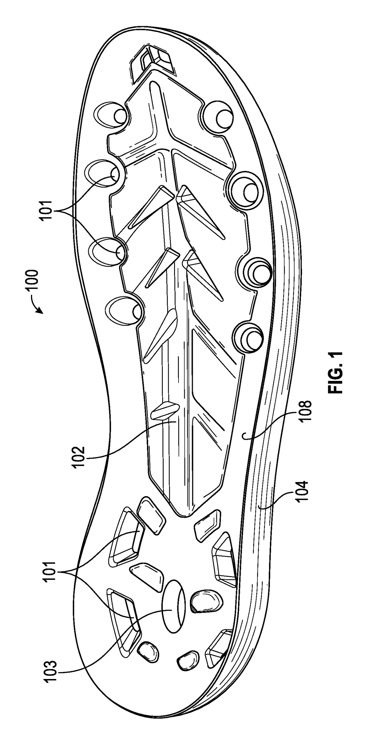 Protective cover for cleated athletic shoes