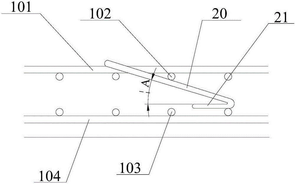 Automatically rebounding split head