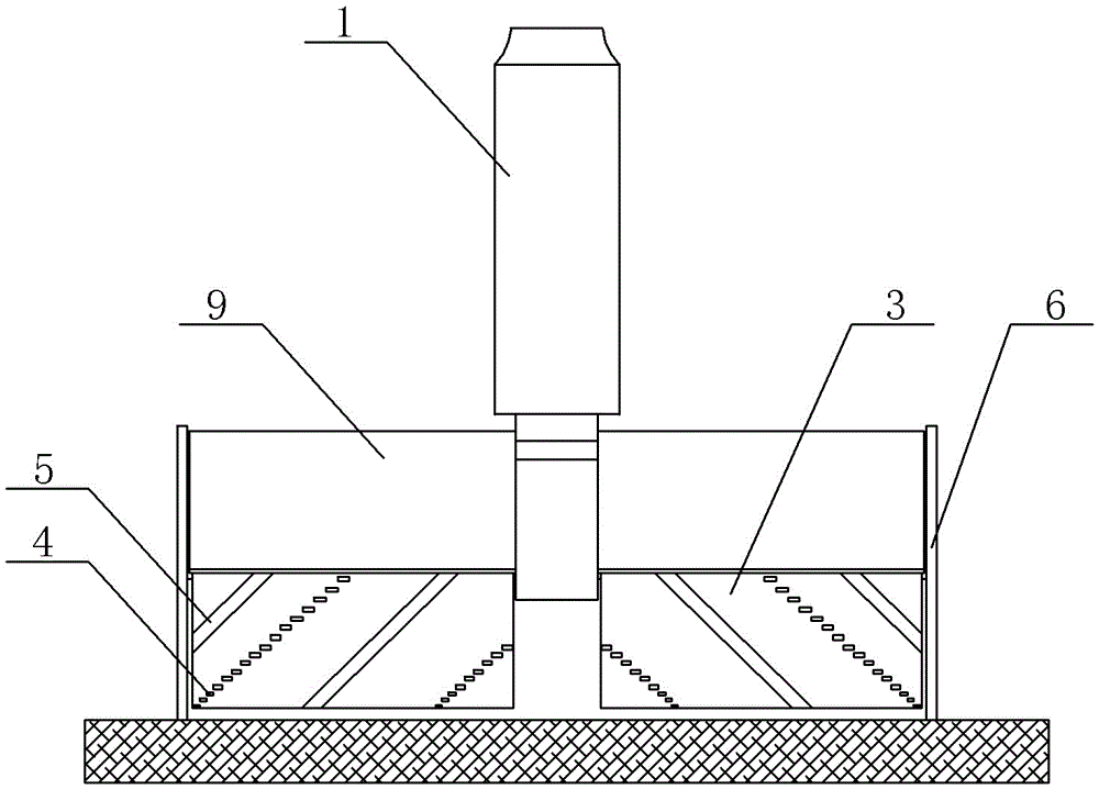 Portable concrete template surface cleaning device